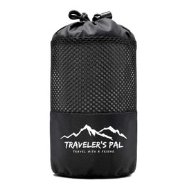 Traveler's Pal Sleeping Bag Made from 100% High-quality Cotton - Sleeping Bag with Side and Foot End Zip - Light and Thin Lining Summer Sleeping Bag Breathable and Skin-friendly, silver grey
