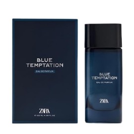Zara Blue Temptation Men's Perfume EDP Eau De Parfum 120ML (4.6 fl. oz) Bold & Enigmatic Scent with Black Pepper, Lemon & Orange Blossom Warm Tonka Bean & Patchouli Base for a Fresh Fragrance