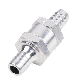 Válvula antirretorno de una sola vía para combustible, de aleación de aluminio, para gasolina y diésel, para uso marítimo, 12mm 1/2 Aluminum Alloy