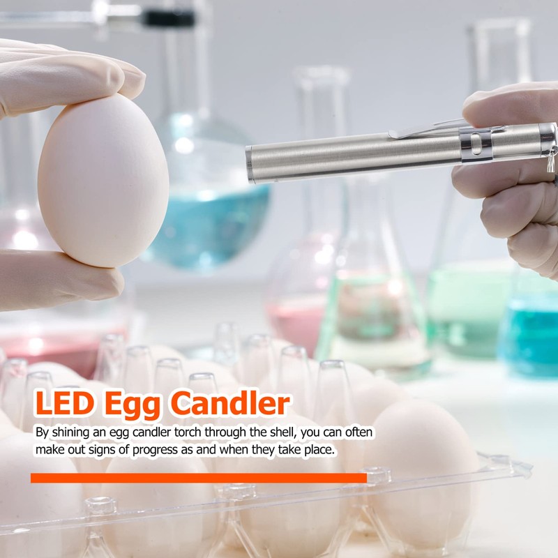 ULTECHNOVO Eggs Light Lamp LED Egg Candler Fertility Test Egg