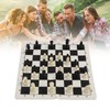 Chess Checkers Set 13.8in Board 2 in 1 Anti Slip