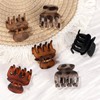 USDNICE Small Matte Hair Claw Clips for Thin Hair, 6