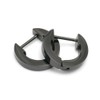 [silver KYASYA] 2-piece set for both ears, simple hoop earrings,
