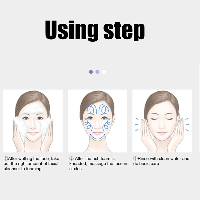 100ml Nicotinamide Facial Cleanser Deep Cleansing Oil Control Acne Removal