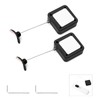 2 Pack Retractable Remote Control Tether - Anti-Lost Remote Leash for TV Remotes, Durable Remote Tether with Adjustable Length, Securely Attach Streaming/TV Remote Controls to Prevent Misplacement
