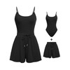 Rayson Completo da Donna Estivo 2 Pezzi Curvy Eleganti Tuta