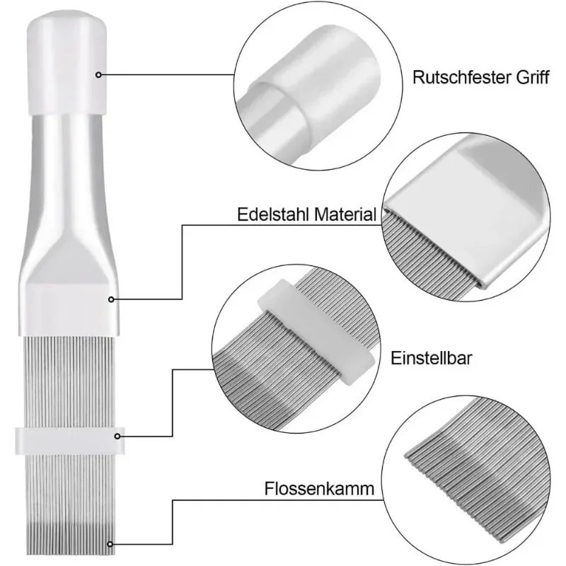 Dryer Condenser Cleaning Brush – Tumble Dryer Flap Comb, Radiator