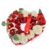 Artificial Heart Shaped Wreaths Wedding Wreaths Fake Flowers Decoration for