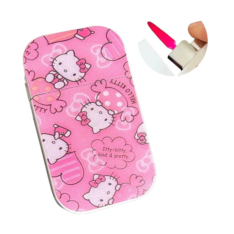 NIVEK Kulomi Lighter Kitty KT Torch Lighter Pink Flame Pocket