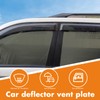 WGGDRAQQ 4Pcs Set Tape-On Rain Guards Window Visors for Acura