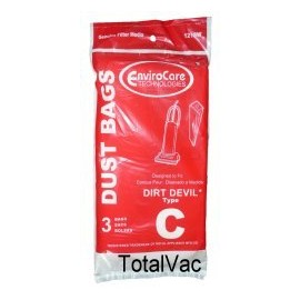 Dirt Devil Vacuum Cleaner Type C Bags - 3 Bags