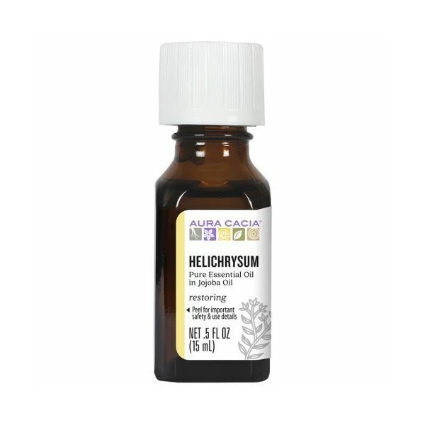 Essential Oil Helichrysum in Jojoba Oil .5 OZ