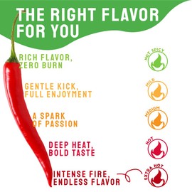 TUTTOCALABRIA Chunky Calabrian Hot Sauce, Heat Scale: Medium/Hot, Madewith Calabrian Chili Peppers, Real Ingredients, Great on Chicken Wings, Pizza or as a Substitute for your Favorite Condiment