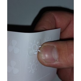 Switch Sticker Set with 8 Stickers Light Stickers and Fan Sticker (RP19/3) (14 mm)