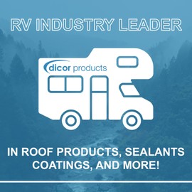 Dicor RP-FCP-1 Fiberglass Roof Coating System - 1 Gallon - Protects Against Environmental Damage