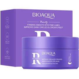 BIOAQUA 80 Parches para Ojos con Retinol y Colágeno, Reduce Ojeras, Bolsas y Arrugas