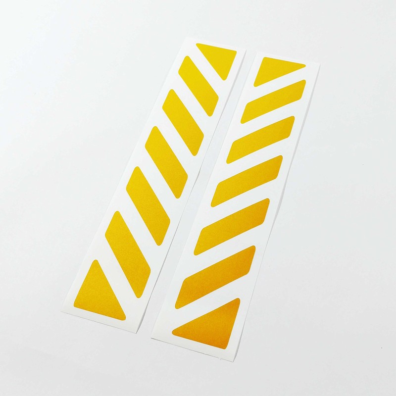 Black Doves 2 x Reflective Stickers for Touratech Motorcycle Aluminium