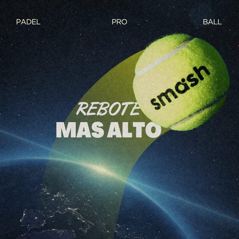 Pelotas Padel Pro Smash Pack 3 Alta Competencia Rebote Constante