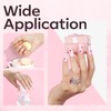 Modelones 8-in-1 Builder Nail Gel, 6 Colors Pink Builder Gel