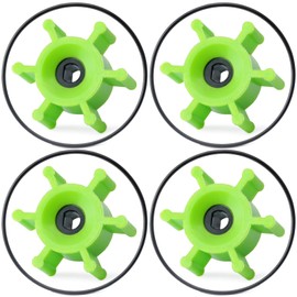 Mhrxusd 4Pcs 6303-0007-P Polyurethane Impeller with O-Ring Kit Compatible with Jabsco Urethane Suitable for Some Wakeboard and Ski Boat Ballast Pumps, Drive Type 4, 6 Blade, 2 Diameter