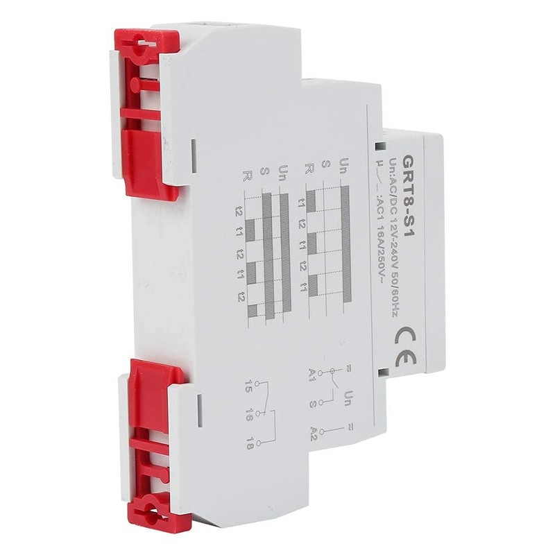 Jadeshay Delay Relay - GRT8-S1 Mini Asymmetric Cycle Timer ON/Off