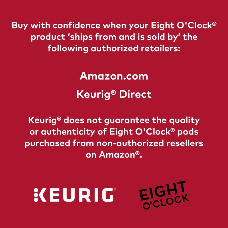 Eight O'Clock Coffee Dark Italian Roast Keurig Single-Serve K-Cup Pods,