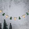 Heaven Sends Wooden Reindeer and Christmas Tree Garland 1.2m| Festive