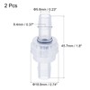 MECCANIXITY Non Return Check Valves, 3/8 Inch Dia. One Way