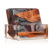Avocrafts Walnut Coasters Set, Epoxy Coasters, Modern Coasters with Holder,