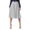 Urban CoCo Women's Flared A line Skirt Pleated Midi Skirt