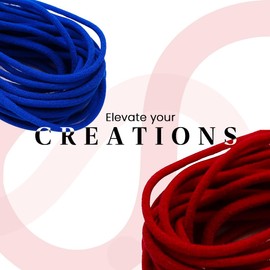 Trims by The Yard 1/8" Soft Knit Elastic Band, Premium Material, Durable Knitted Elastic Cord for Sewing, Easy to Use, Versatile Sewing Supplies, 10-Yard Cut, Navy Blue