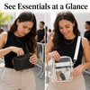 Clear Stadium Approved Crossbody Bag – Transparent PVC Shoulder Purse