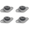 HAJXZH 4 PCS Pillow Block Flange KFL08 Inner Diameter 8