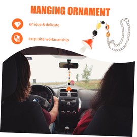 VILLFUL Mushroom Car Ornaments Evil Eye Hanging Decoration Evil Eye Mushroom Decors Evil Eye Decor for Car Pendants Evil Eye Protection Charm Evil Eye Protection Ornament Evil Eye Decors