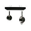 Fox Run Rectangular Hanging Pot Rack with Chains and 6