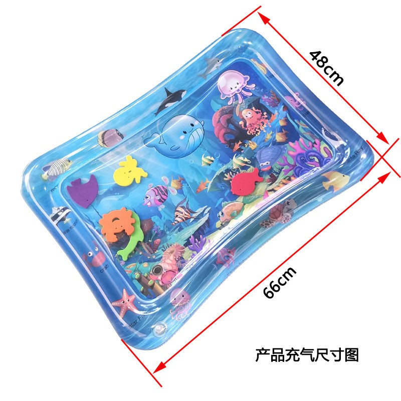 Baby Water Mat Cartoon Inflatable Sea Animals Water Cushion Interesting