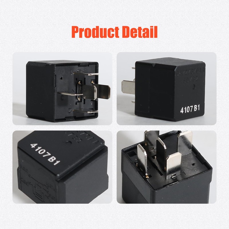 50732 04727370AA 4Pcs 12VDC Automotive Relay 5Pins