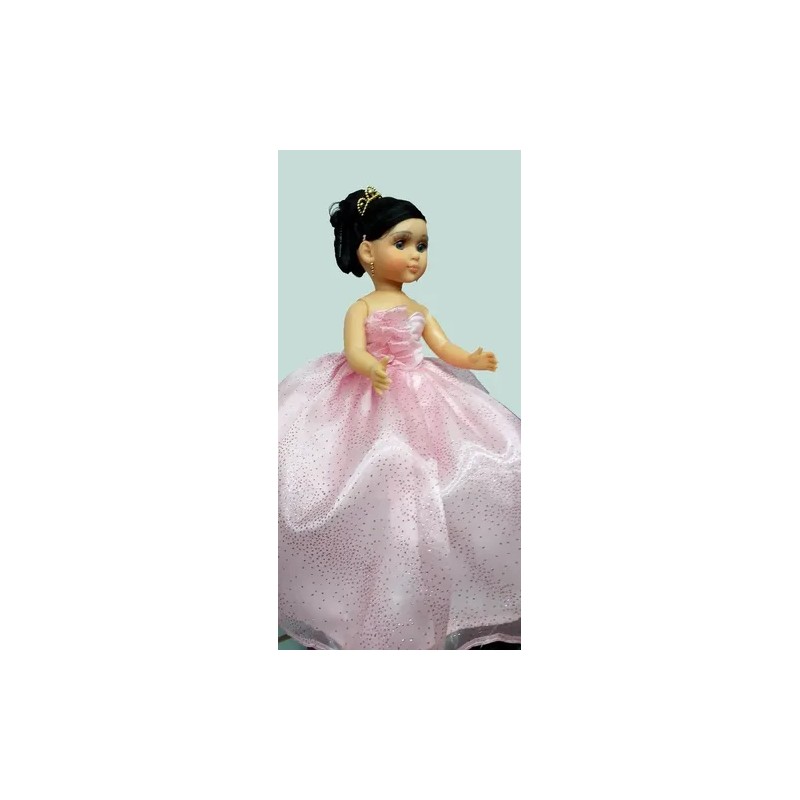 Muñeca Quinceañera Xv Rosa Pastel Ii