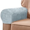 NEKOSUKI Arm Rest Covers Set, Chenille Arm Covers for Chairs