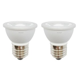 Anyray 2-LED Light Bulbs HR16 120V 5W E27 MR-16 JDR C Hood Lamp Short Neck E26 (Warm White)