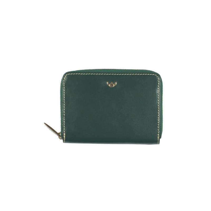 Golden Head Venezia Zipped Billfold Coin Wallet Green, Green, Modern