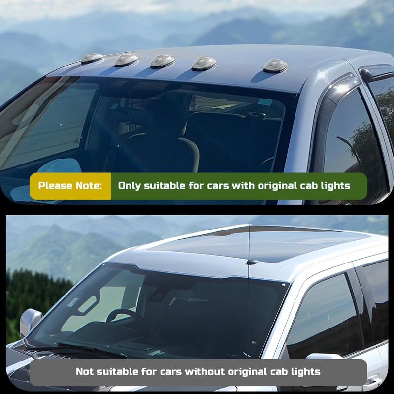 R&F Auto LED Cab Lights for 2003-2018 Ram 1500 2500