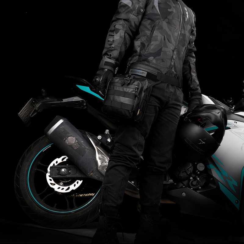 Multifunctional Motorcycle Bag Breathable Motorcycle Riding Leg Bag Waist Bag
