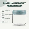NETANY 6-pack 10oz Glass jars with Airtight Lids, Overnight Oats