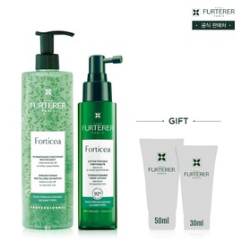 Rene Furterer Scalp &amp; Hair Strengthening Porticia Shampoo 600ml + Porticia Serum 100ml / 르네휘테르 두피&모발강화 포티샤 샴푸 600ml+포티샤 세럼 100ml