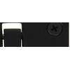 Baldwin 0395190 Flush Ring Pull, Black