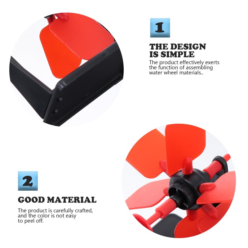 UPKOCH 2 Sets Materials for Mounting the Water Wheel Scientific