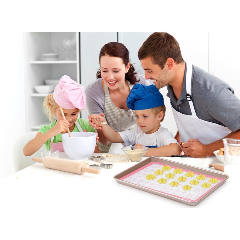 Aprince 2 Pack of Silicone Baking Mats Silicone Pastry Mat,Non-stick