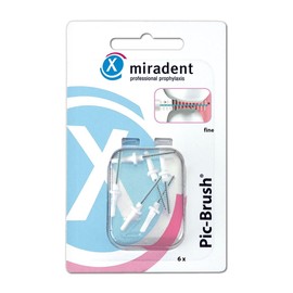 MIRADENT Interd.Pic-Brush Replacement Brush Fine White Pack of 6