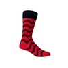 Love Sock Company Organic Cotton Fun Stripes Red Black Dress